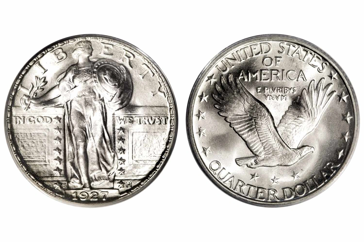 1927-S Standing Liberty Quarter - Scarce San Francisco Mint Issue