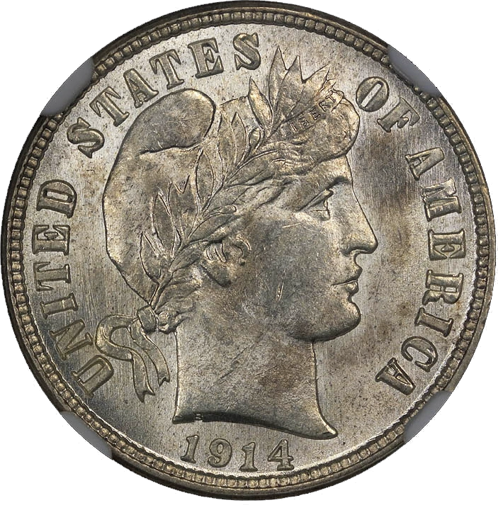 barber dime coin