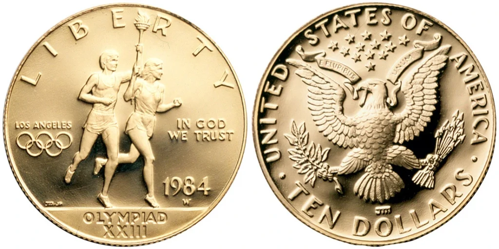 U.S. commemorative coins featuring silver half dollars and modern proof issues